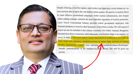 लुम्बिनीमा भारतीय एयरलाइन्सको नियमित उडान गराउने प्रस्तावित राजदूत पाण्डेको योजना, पोखरा किन छुट्यो?