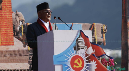 भदौ २४ को घटना राज्यको मेरूदण्ड भाँचिदिने षड्यन्त्र- ओली