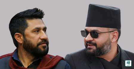 प्रधानमन्त्री बालेन शाह र सभापति रवि लामिछाने। फाइल तस्बिर।