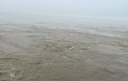 सप्तकोशी नदीमा ३४ वर्ष यताकै उच्च बहाब।