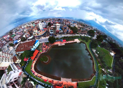 अस्तित्व नै संकटमा पुगेर ब्युँतिएको सप्तपाताल पोखरी (तस्बिरहरू)