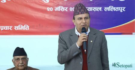 राष्ट्रिय राजनीतिको चुनौति सामना गर्न ओलीलाई फेरि नेतृत्वमा ल्याउन खोजेका हौंः शंकर पोखरेल