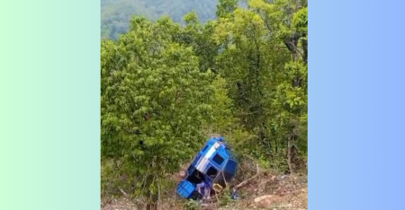 भीरबाट टेम्पो खसालेको घटना सल्टाइयो ५ लाखमा