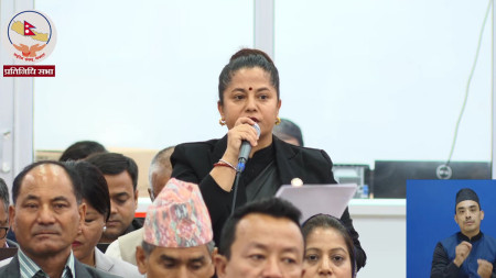 गणेश नेपालीको आत्मदाह घटनामा प्रधानमन्त्री बालेनको मौनतामाथि सांसद थपलियाको प्रश्न