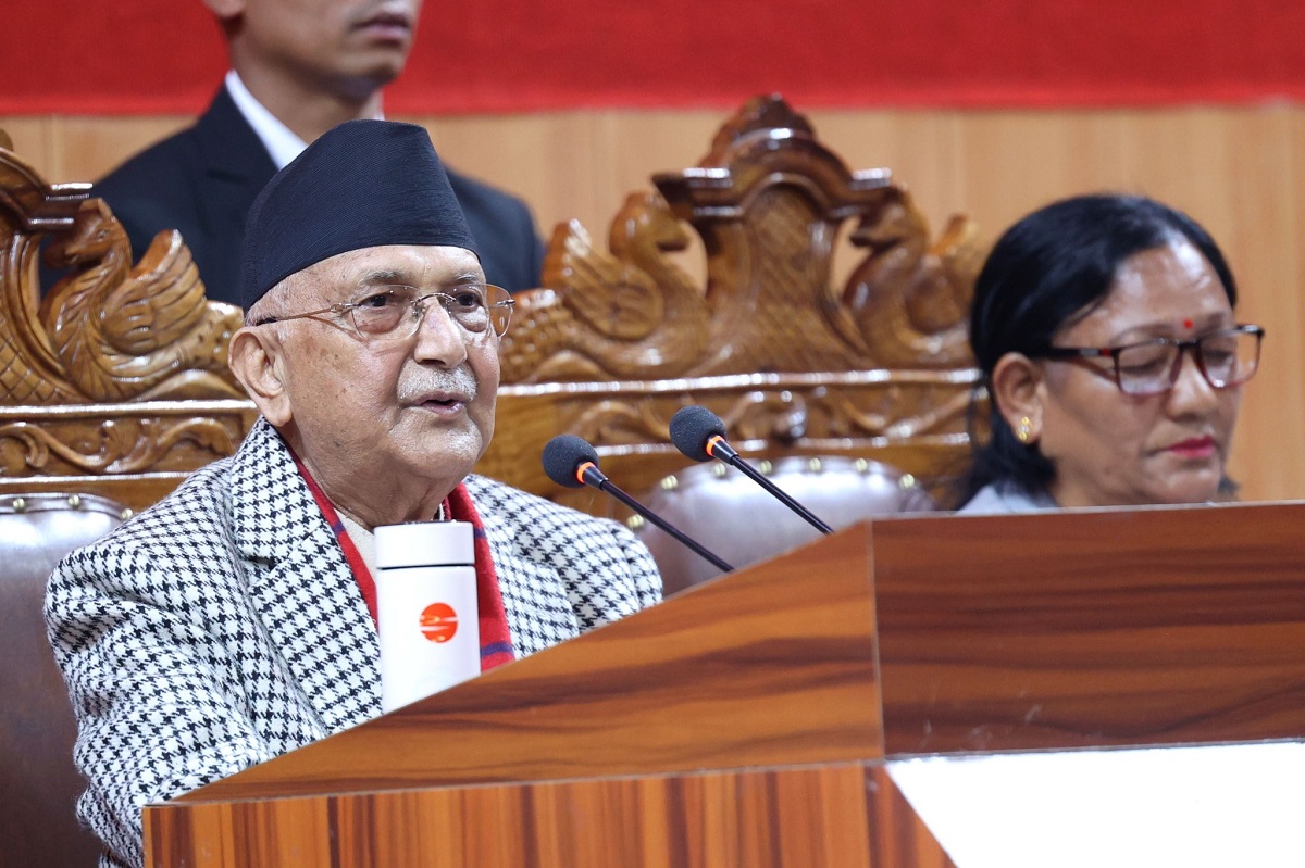 प्रधानमन्त्रीले गरे कर्णाली प्रदेश सभामा सम्बोधन
