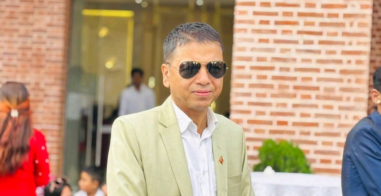 पिपिएलएमा नवनिर्वाचित अध्यक्ष अमर थापा।