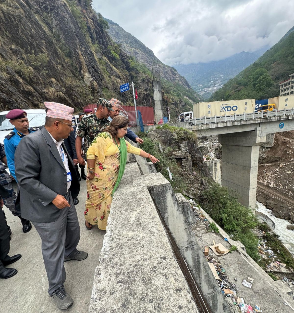 तातोपानी नाका पुगिन् परराष्ट्र मन्त्री राणा