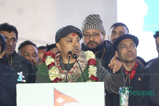 सभापति निर्वाचित भएपछि मध्यरातमा गगन थापाले गरेको सम्बोधन (भिडिओ)