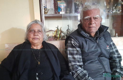 एलियामा र जर्ज जोन। तस्बिरः सुनील उलक