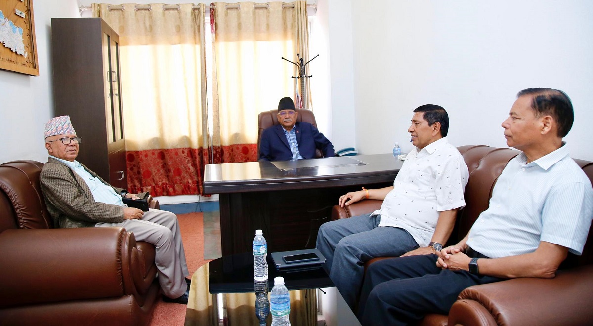 तस्बिर: प्रचण्डको सचिवालय