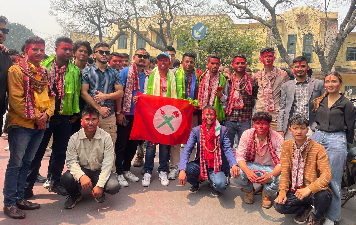 सात संगठनको मोर्चालाई हराउँदै त्रिचन्द्र स्ववियु अध्यक्षमा नेविसंघका गोविन्द कोइराला विजयी