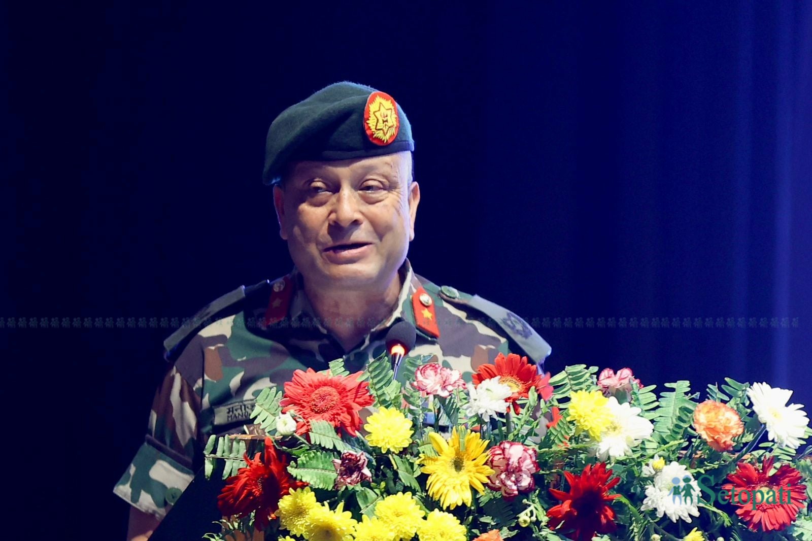 सहायक रथी मनोज थापा।