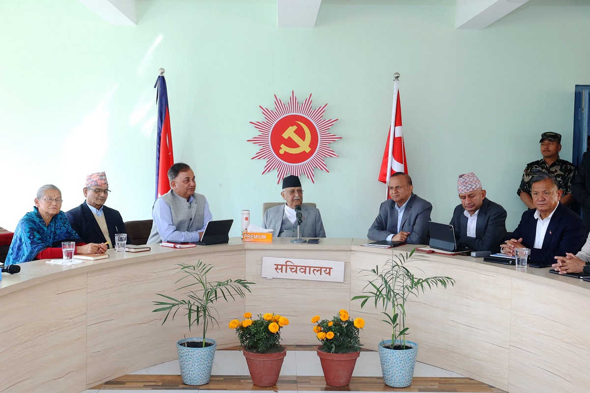 एमाले सचिवालय बैठक जारी