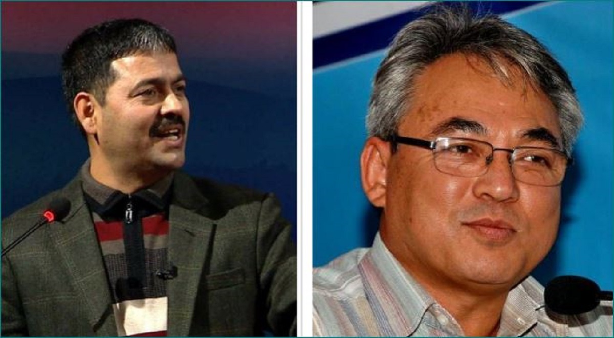 खिमलाल देवकोटा र गृहमन्त्री बादल।