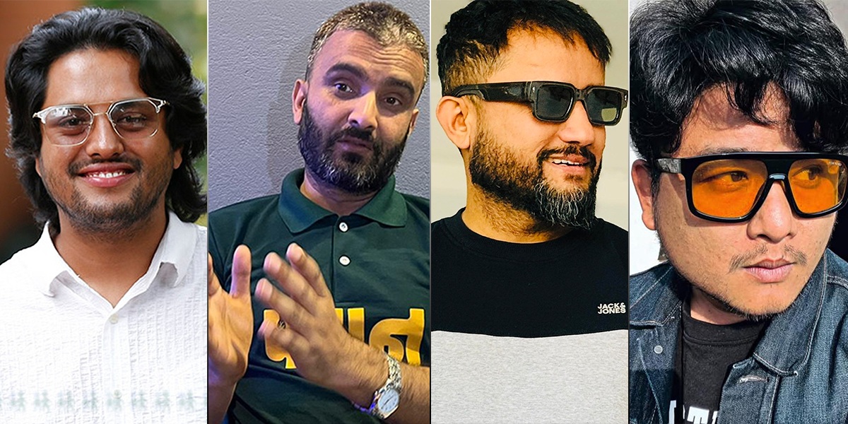 बायाँबाट क्रमश: नवीन चौहान, दीपक आचार्य, चन्द्र पन्त र सुयोग गुरूङ।