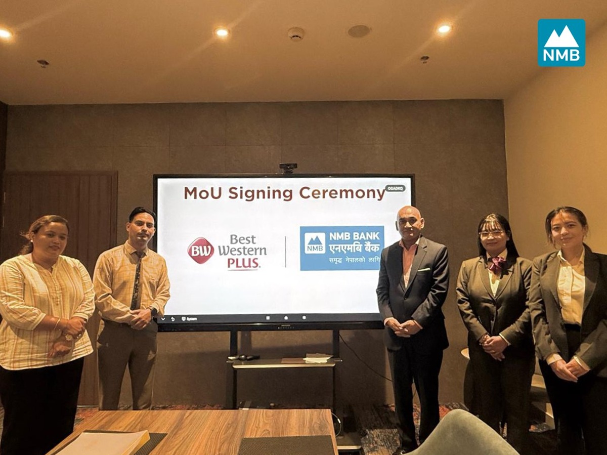 एनएमबी बैंक र बेस्ट वेस्टर्न प्लस काठमाडौं बीच साझेदारी