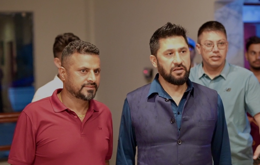 सभापतिमा निर्विरोध निर्वाचित रवि लामिछाने बिहीबार मध्यरात महाधिवेशन स्थलमा। तस्बिरहरू: नेपाल फोटो लाइब्रेरी