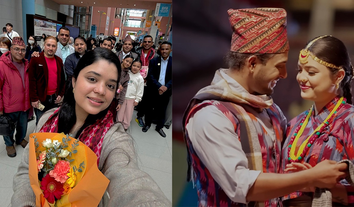 नयाँ वर्षमा दर्शक नचाउन जापान पुगिन् समीक्षा, 'शिरमा शिरबन्दी' महिनादिनमै करोड क्लबमा