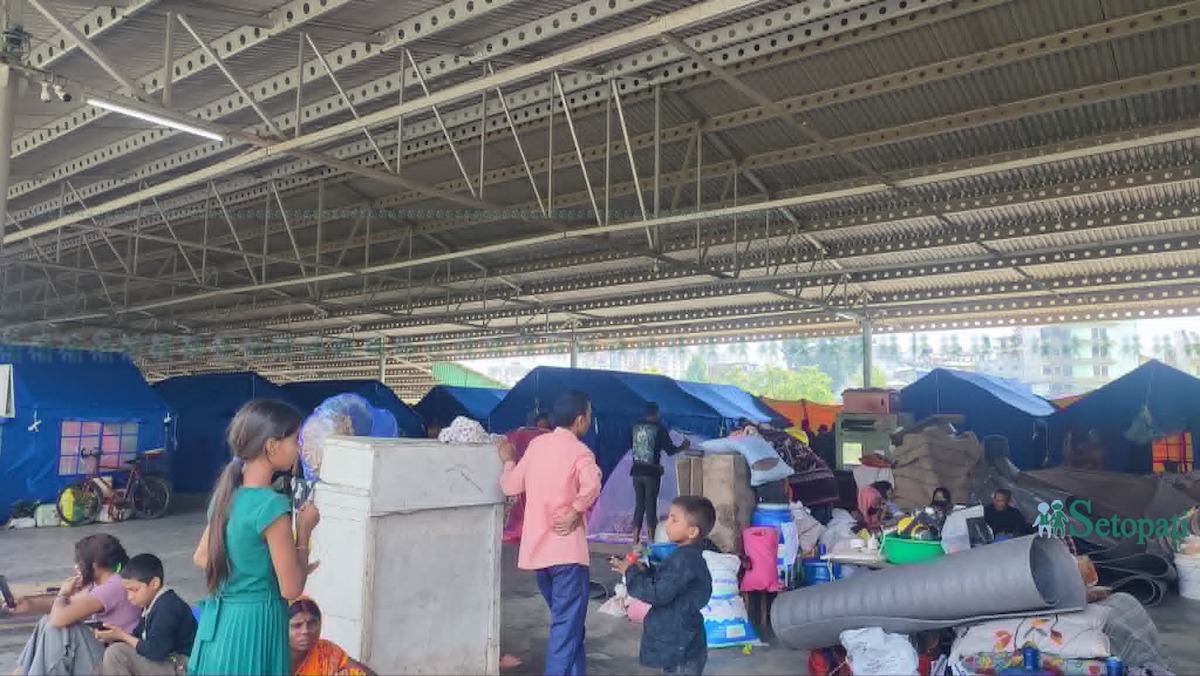 कीर्तिपुर होल्डिङ सेन्टर। तस्बिर: सरिशा अछामी/सेतोपाटी