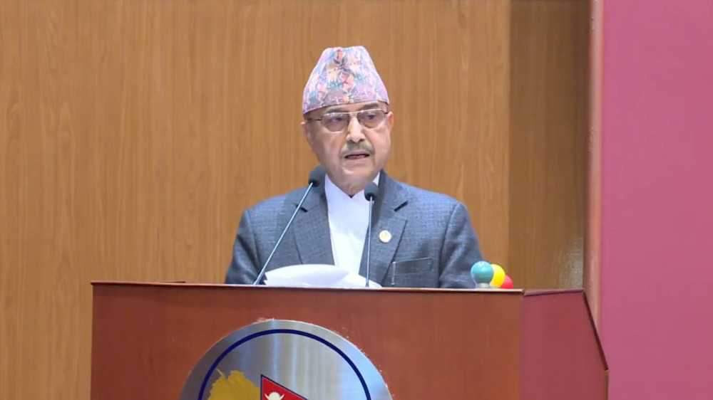 राष्ट्रियसभाको बिहीबारको बैठकमा उपप्रधान तथा रक्षामन्त्री पूर्णबहादुर खड्का।