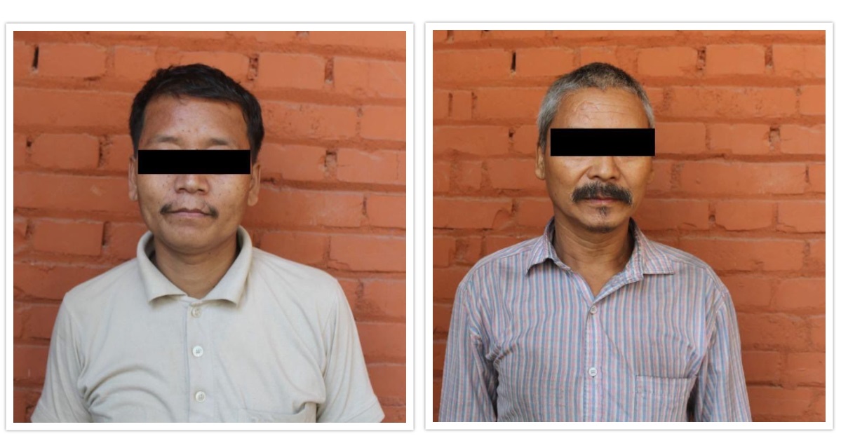 पक्राउ परेका भान्जा र मामा। तस्बिर: ब्युरो