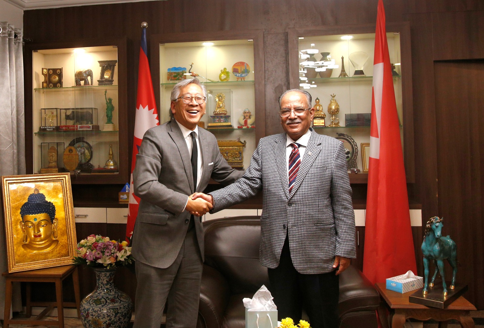 तस्बिर: अध्यक्ष प्रचण्डको सचिवालय