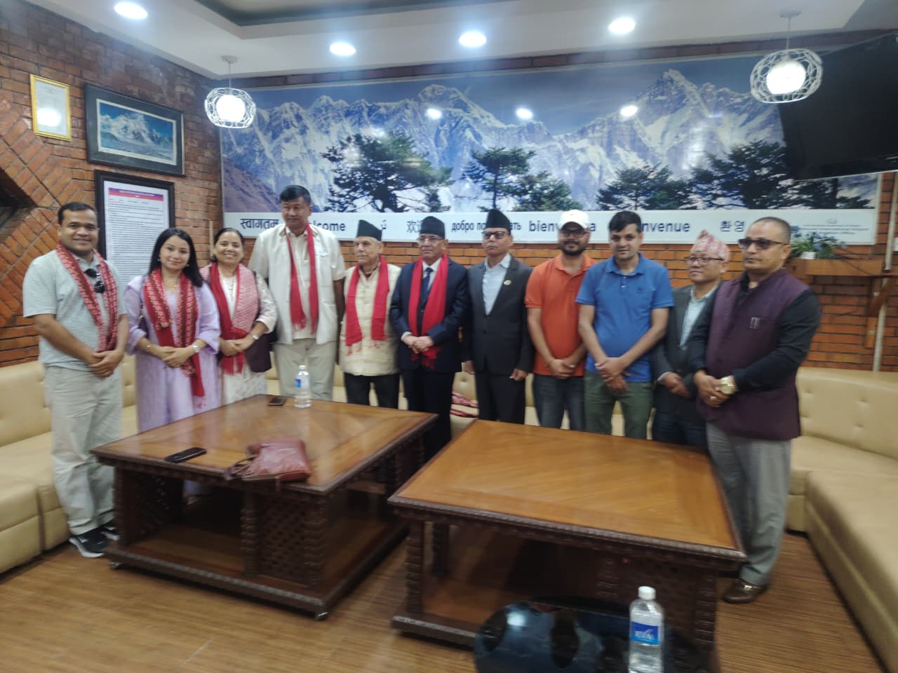 तस्बिर- प्रचण्डको सचिवालय