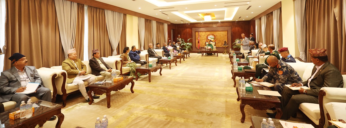 तस्बिर: प्रधानमन्त्रीको सचिवालय।