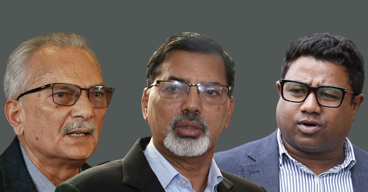 बाबुराम भट्टराई, जनार्दन शर्मा र सन्तोष परियार