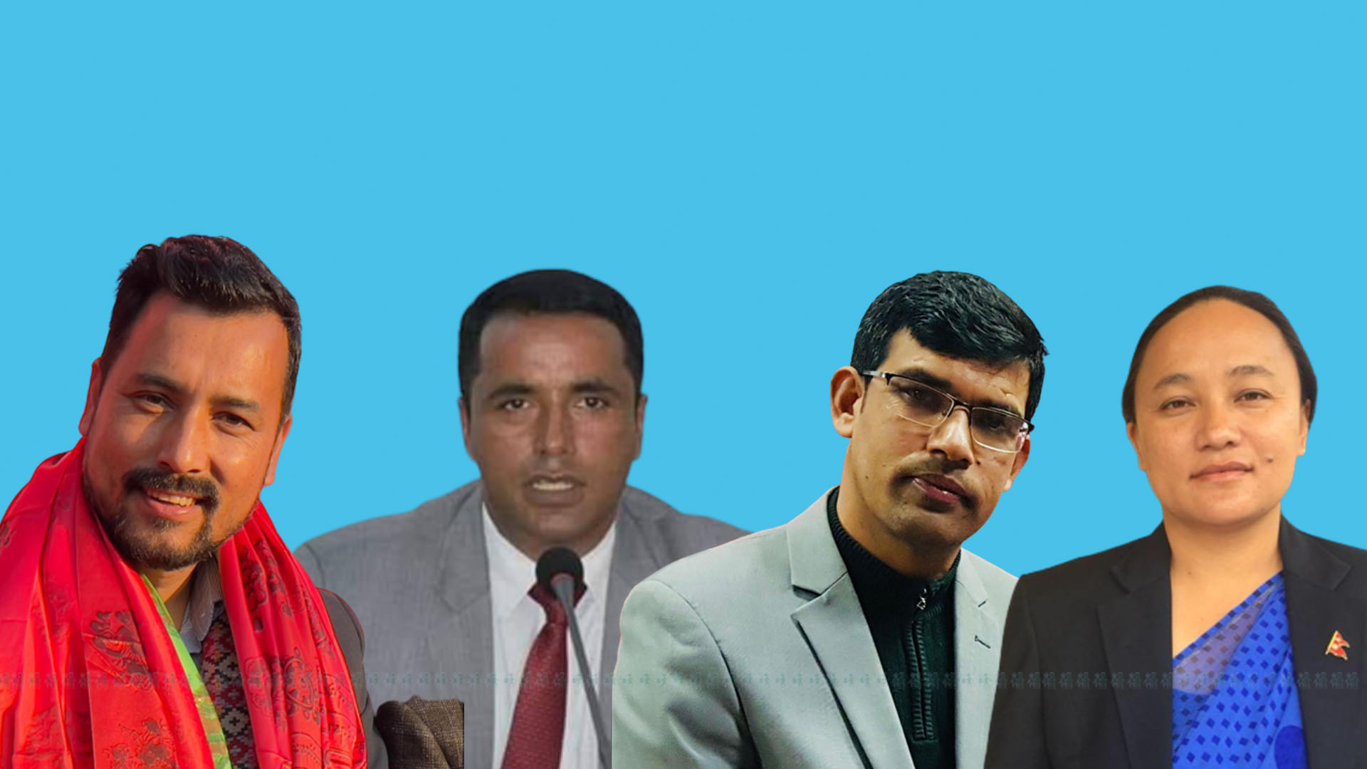सरल सहयात्री, युवराज दुलाल, युवराज चौलागाइँ र कुमारी मोक्तान। यी चारै जना उपनेताको आकांक्षी हुन्।
