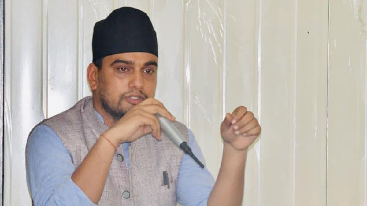 नगरप्रमुख भरत बडायर जोशी। फाइल तस्बिर