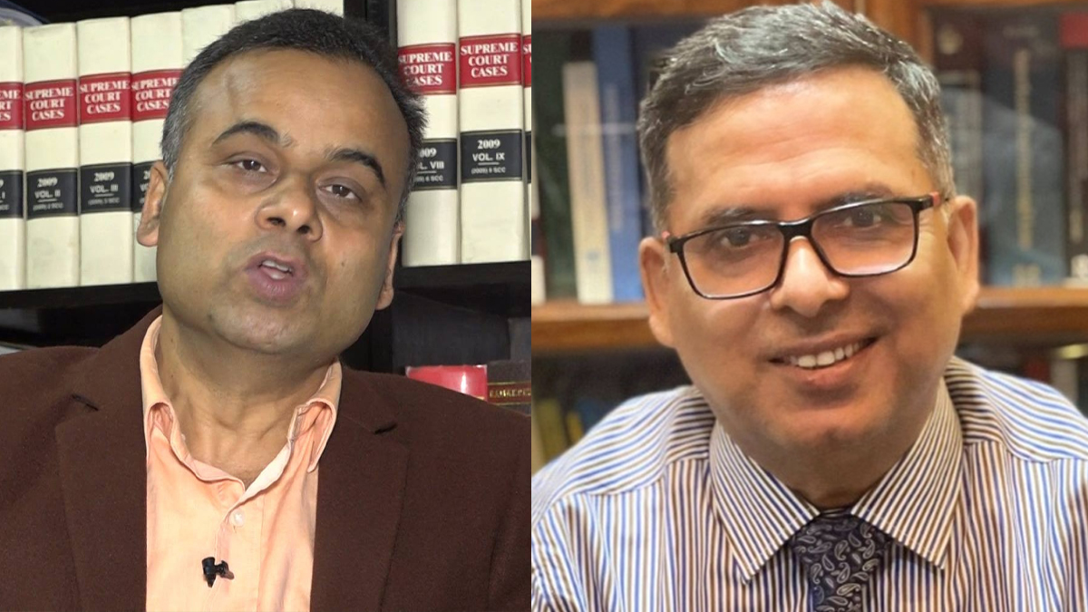 भीमार्जुन आचार्य र विपिन अधिकारी। फाइल तस्बिर।