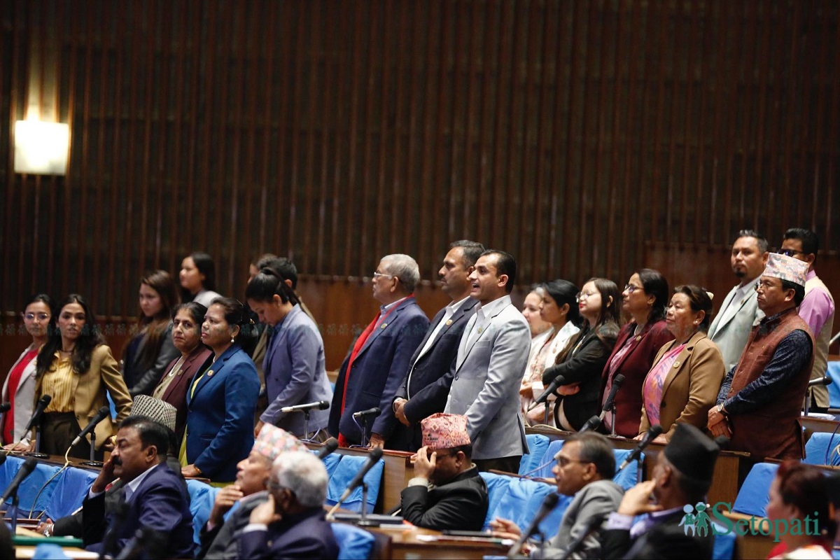 दोस्रोपटक पनि अवरोध कायम रहेपछि प्रतिनिधि सभा बैठक बिहीबारसम्मका लागि स्थगित