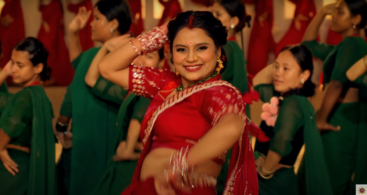 -विष्णु माझीको गीतको भिडिओमा मोडल ललिता पौडेल