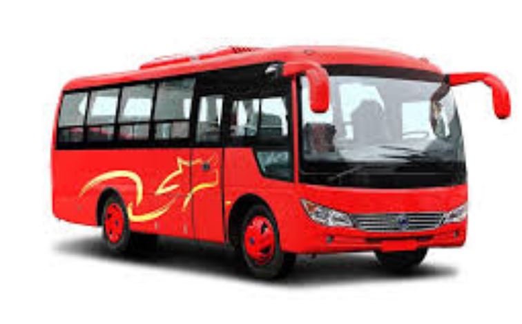 Картинка красный автобус для детей