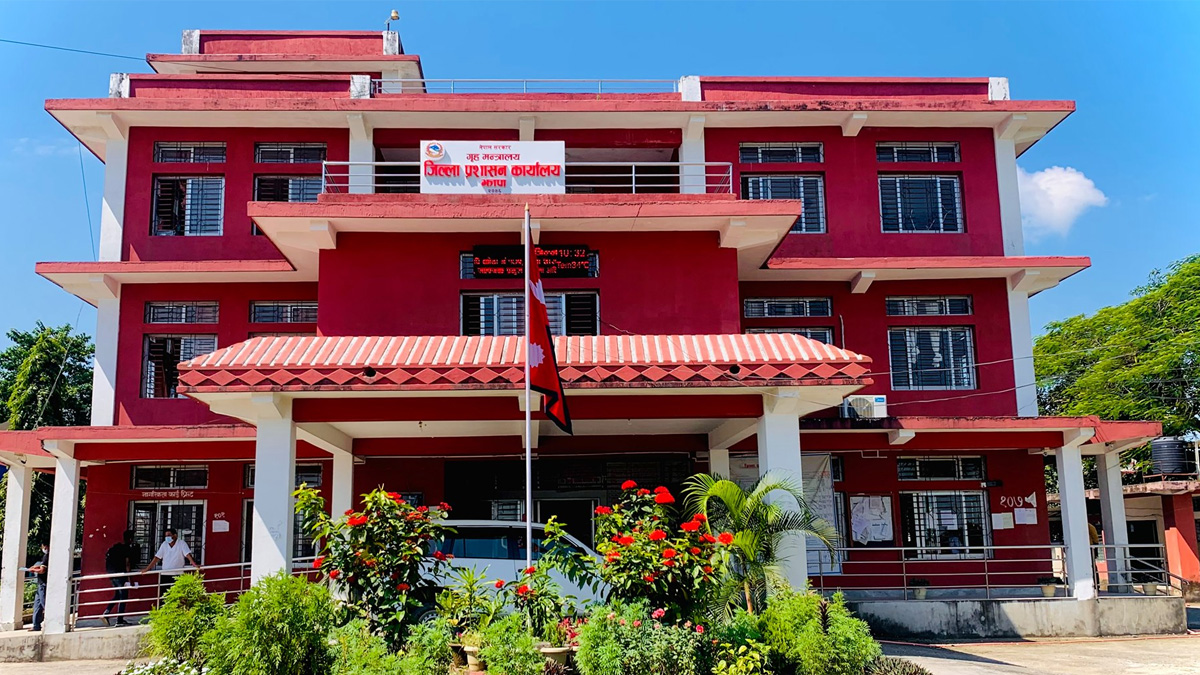 तस्बिरः जिल्ला प्रशासन कार्यालय झापाको फेसबुक पेज।