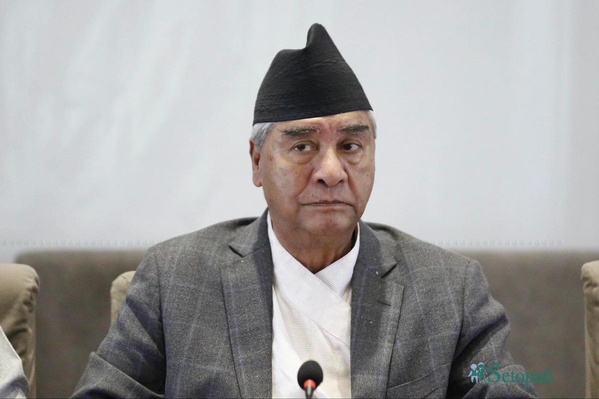 सभापति देउवा। फाइल तस्बिर।