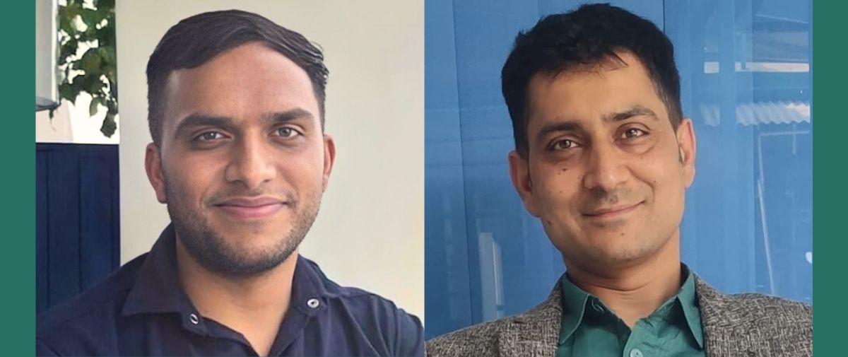 डा. सुदन अधिकारी (बायाँ) र डा. अमृत भुसाल