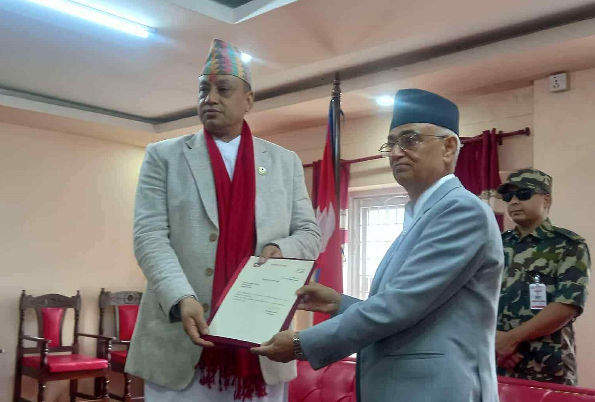 बागमतीको मुख्यमन्त्रीमा कांग्रेसका ईन्द्रबहादुर बानियाँ नियुक्त