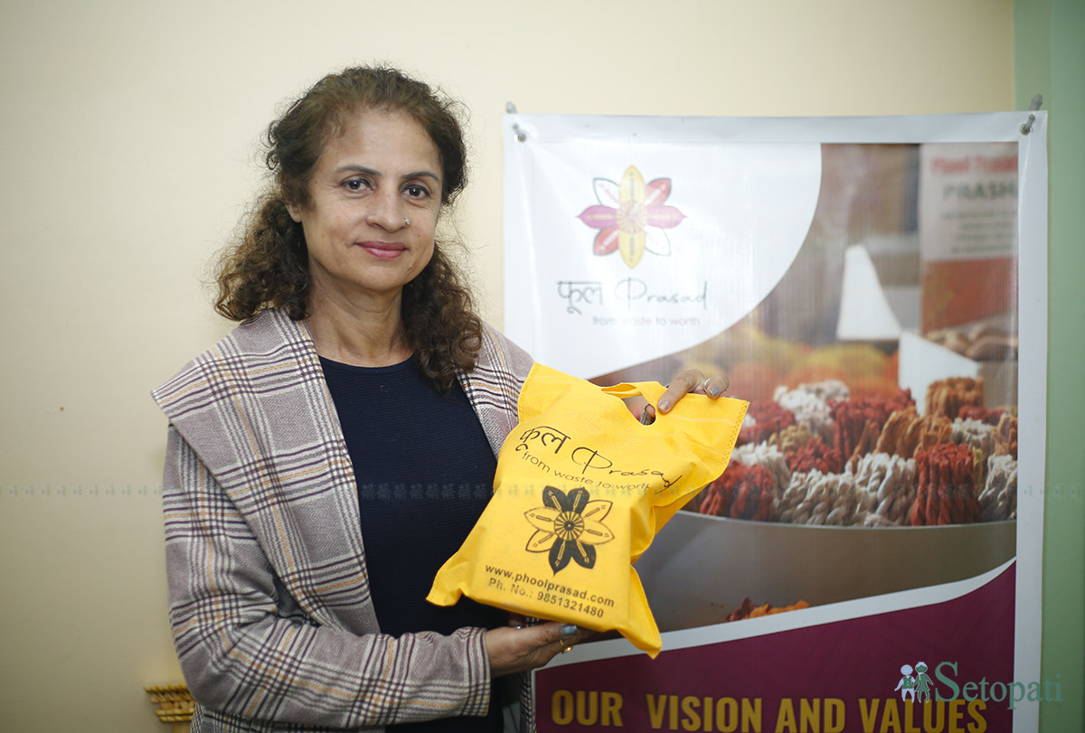 सुषमा शर्मा। तस्बिरः नवीनबाबु गुरूङ/सेतोपाटी