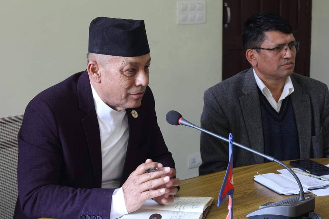 गण्डकीका कानुनमन्त्री बिन्दुकुमार थापा।