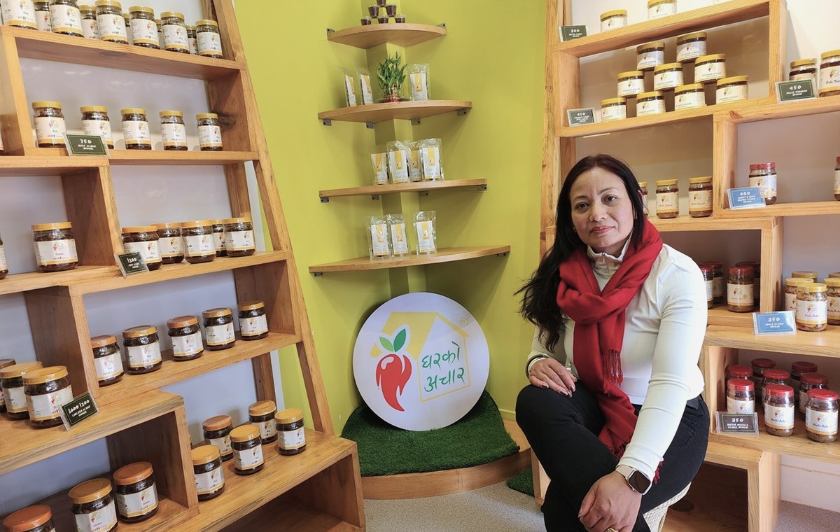 'घरको अचार' सञ्चालक कमला श्रेष्ठ