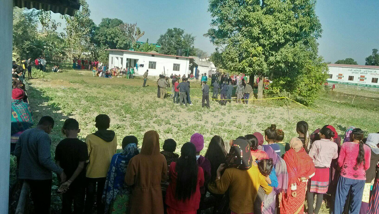 घटनास्थल।