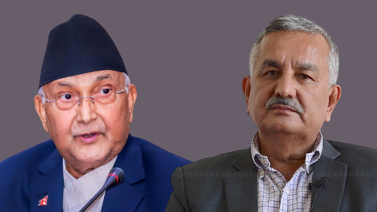 अध्यक्ष ओली र उपाध्यक्ष पाण्डे। फाइल तस्बिर।