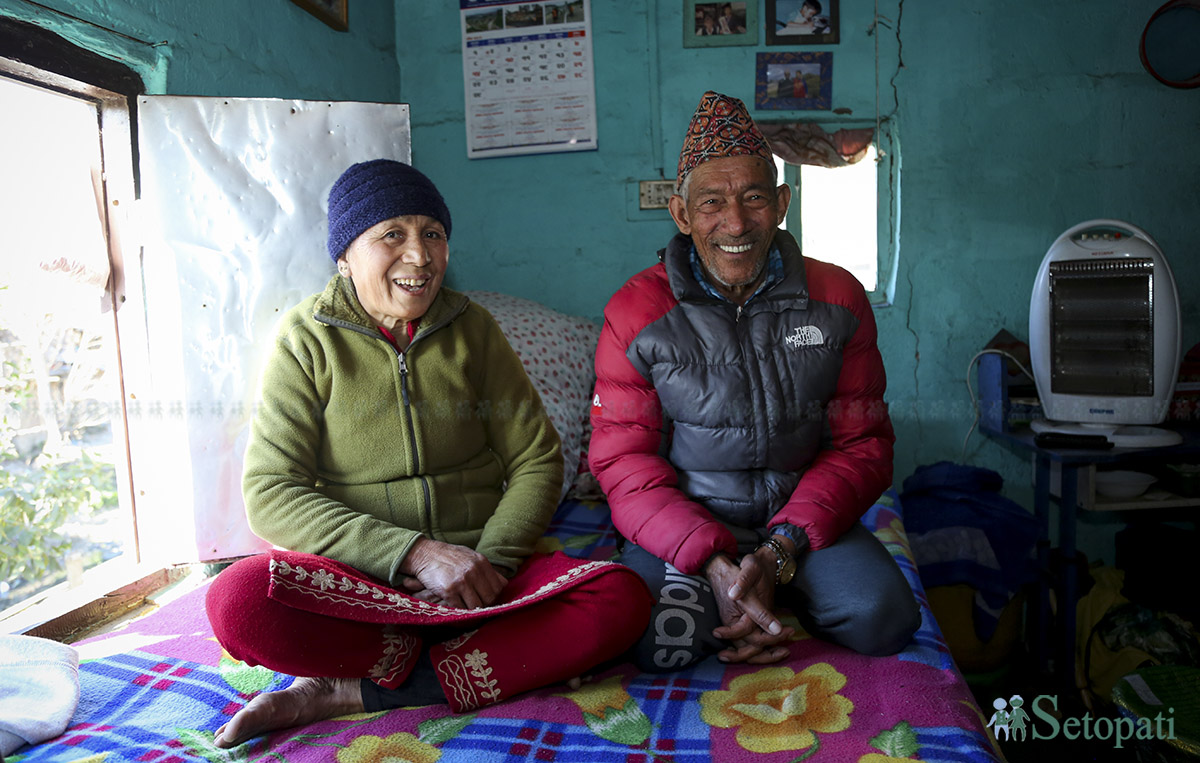 लक्ष्मी श्रेष्ठ र मीनबहादुर सुवेदी। तस्बिरः नवीनबाबु गुरूङ/सेतोपाटी