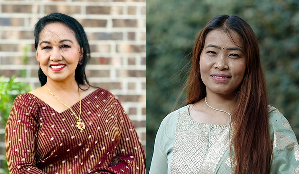 -गीतकार लिलु गुरूङ र गायिका देवी घर्ती