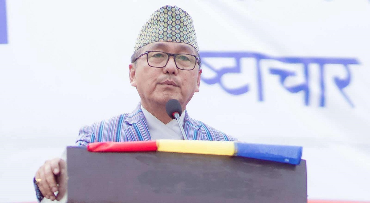 अध्यक्ष राजेन्द्र लिङ्देन। फाइल तस्बिर।