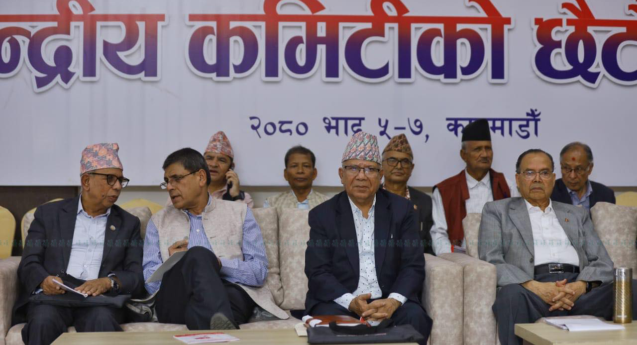 एकीकृत समाजवादीको केन्द्रीय कमिटी बैठक। फाइल तस्बिर