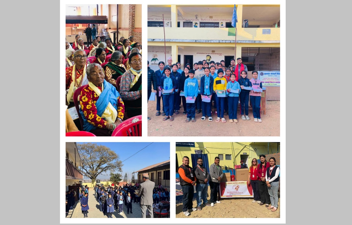 महालक्ष्मी विकास बैंकले सम्पन्न गर्‍यो विभिन्न संस्थागत सामाजिक उत्तरदायित्वका कार्यक्रम