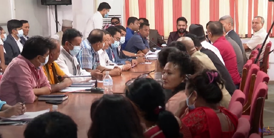 काठमाडौं महानगरपालिकाको सातौं नगरकार्यपालिका बैठक।